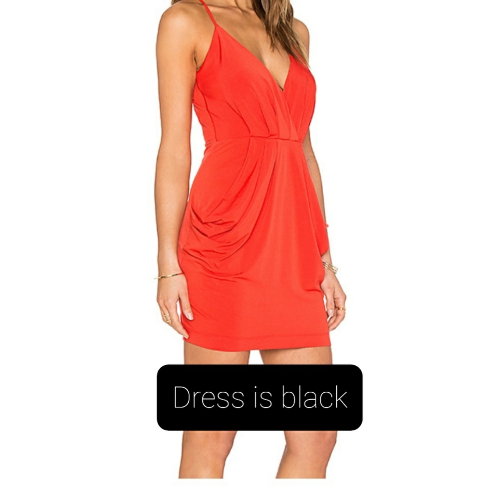 BCBG  drape dress with pockets - Picture 7 of 7